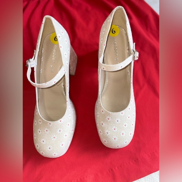 Sold NWT MAIDDEN GIRL CRAZY DAYSI STYLE MARY JANE PLATFORM FLORAL PRINT SIZE 9 - Picture 8 of 14